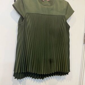 Ted Baker Olive Pleated Blouse